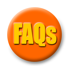 A button that says " faqs ".